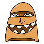 😂 cartoon, character, animation, funny, creature, humor whatsapp sticker