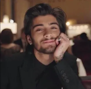 👑 Zayn Malik promi, sänger, one direction, porträt, mann, schwarze haare telegram sticker