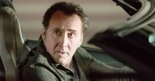 🥃 Nicolas Cage actor, celebrity, man, car, portrait telegram sticker