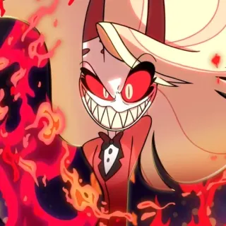 🌟 Charlie Morningstar Hazbin Hotel 악마, 만화, 호텔, Hazbin, 악 telegram sticker