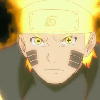 🦊 Naruto naruto, anime, manga, uzumaki, kreskówka telegram sticker
