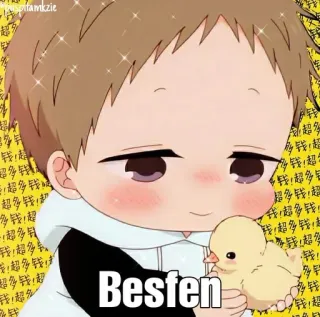 🐥 Besten anime, słodki, dziecko, kurczak, kreskówka telegram sticker