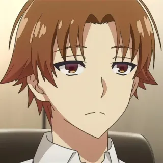 ⭐ Ayanokoji Kiyotaka Classroom of the Elite Anime, Classroom of the Elite, Ayanokoji, Kiyotaka, Sekolah, Karakter telegram sticker