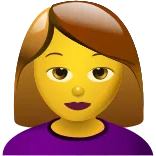 🤦♀ Эмодзи, Женщина, Женский, Человек, Мультфильм whatsapp sticker