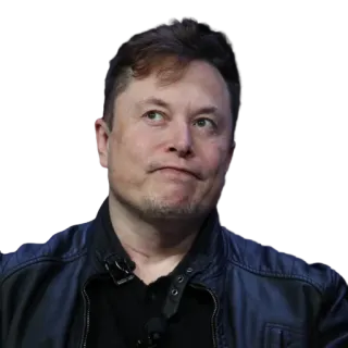 😐 Elon Musk Elon Musk, empreendedor, negócios telegram sticker