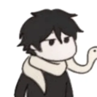 👟 สติกเกอร์, อนิเมะ, ตัวละคร, งู, การ์ตูน telegram sticker