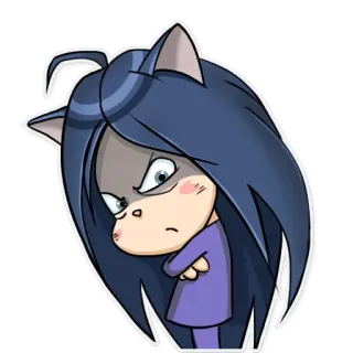 Kitty The Witch telegram stickers