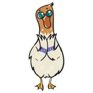 Quack-Quack by @zeligen7 whatsapp stickers