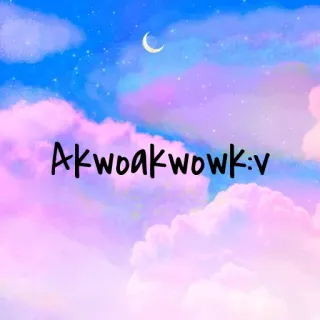 🍭 Akwoakwowk:v облака, небо, луна, мечтательный, милый, наклейка whatsapp sticker