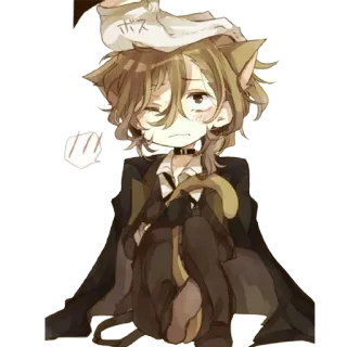 😽 ボス Anime, Katze, Chibi, Kawaii telegram sticker