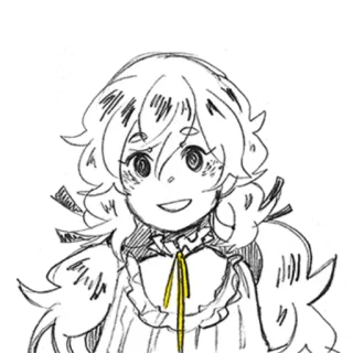 😃 Anime, Manga, Fille, Mignon, Portrait telegram sticker