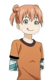 😋 anime, girl, cartoon, character, cute telegram sticker