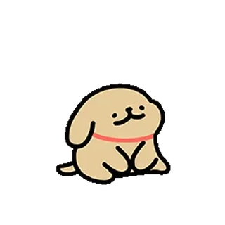 😊 dog, puppy, cute, cartoon, animal, pet telegram sticker