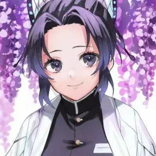 🦋 Shinobu Kocho Demon Slayer Anime, Demon Slayer, Shinobu Kocho, Mangá, Borboleta, Personagem, Roxo whatsapp sticker