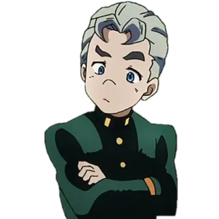 🤨 Koichi Hirose JoJo's Bizarre Adventure Anime, Manga, Jojo, Koichi Hirose, Charakter whatsapp sticker