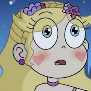 💫 Star Butterfly Star vs. the Forces of Evil dibujos animados, animado, princesa, rubia, Disney whatsapp sticker