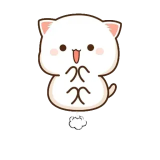 🚽 kucing, imut, hewan, kawaii, kartun telegram sticker