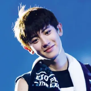 ☺️ EXO PLANET The EXOrDIUM K-pop, EXO, Chanyeol, música, cantante, ídolo telegram sticker
