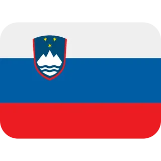 🇸🇮 Eslovenia, Bandera eslovena, Bandera, Europa telegram sticker