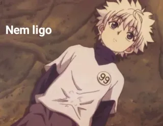 🙂 Killua Zoldyck Hunter x Hunter Nem ligo キルア, hunter x hunter, アニメ, マンガ telegram sticker