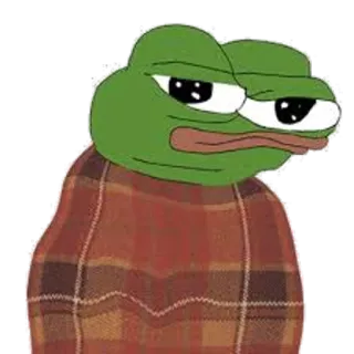 👕 Pepe the Frog rana, meme, pepe, coperta whatsapp sticker