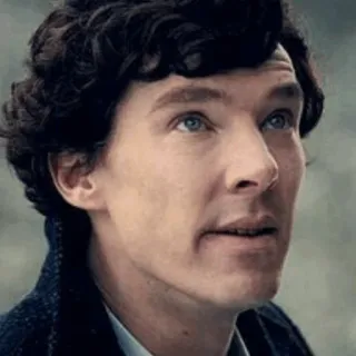 🔎 Sherlock Holmes Sherlock Sherlock, Benedict Cumberbatch, Détective, BBC, Série TV, Mystère whatsapp sticker
