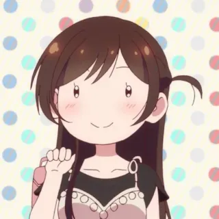 🍓 Anime, Desenho animado, Personagem, Menina, Fofo, Ilustração telegram sticker