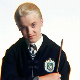 🐍 Draco Malfoy Harry Potter Draco Malfoy, Harry Potter, Slytherin, Zauberer, Magie, Zauberstab whatsapp sticker