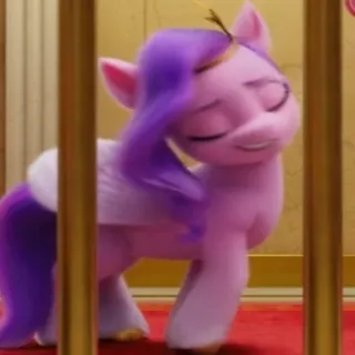 💁‍♀ Pipp Petals My Little Pony: A New Generation ポニー, ペガサス, 紫, ピンク, 動物, 漫画 telegram sticker