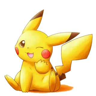 👋 Pikachu pikachu, pokemon, dibujos animados, anime, amarillo, lindo telegram sticker