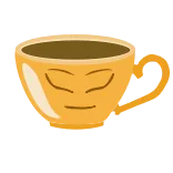 😉 咖啡, 杯子, 脸, 饮料, 饮料, 马克杯 whatsapp sticker