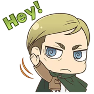 ✋ Hey! greeting, hello, hey, cartoon telegram sticker