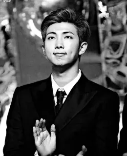 ⚫️ RM kpop, rm, bts, music, idol, singer telegram sticker