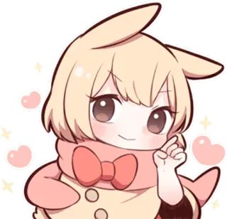 ☝ 애니메이션, 만화, 귀여운, 카와이, 만화, 캐릭터, 일러스트 telegram sticker