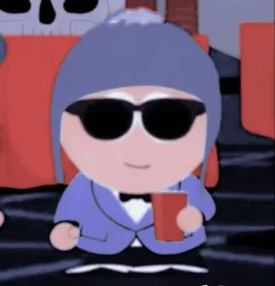 😎 Craig Tucker South Park cartoon, animated, party, south park, craig tucker telegram sticker