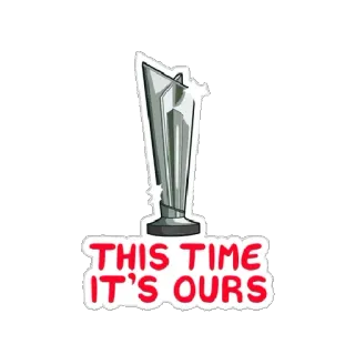 🏆 THIS TIME IT'S OURS 트로피, 축하, 승리, 스포츠, 업적 telegram sticker
