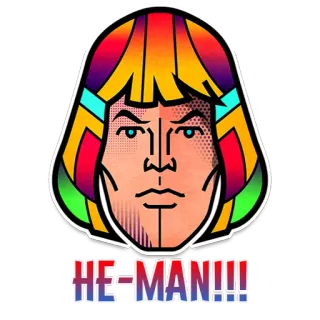 Иконы Поп Арта от @CashDesign telegram stickers