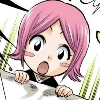 🍥 Yachiru Kusajishi Bleach Anime, Manga, Bleach, Yachiru Kusajishi, Süß, Cartoon telegram sticker
