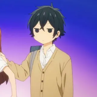 😒 Izumi Miyamura Horimiya Anime, Chico, Manga, Personaje, Serio telegram sticker