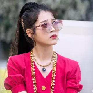 😎 IU Chanteur coréen, Actrice, Célébrité, K-pop whatsapp sticker