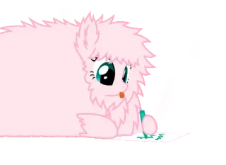 🤯 pony, drawing, cute, pink, cartoon telegram sticker
