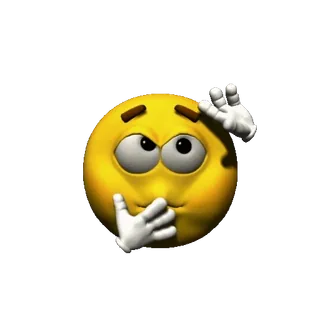 🙄 emoji, confuso, expressão, incerto, pergunta, indeciso telegram sticker