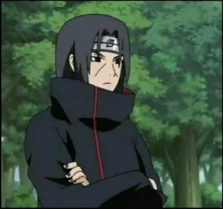 😕 Itachi Uchiha Naruto 动漫, 忍者, 漫画, 鼬, 宇智波, 鸣人 telegram sticker