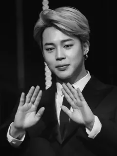 🗞 Jimin Jimin, BTS, K-Pop, piosenkarz, idol, koreański, muzyka, wykonawca telegram sticker
