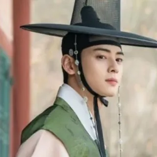🤗 uomo, coreano, tradizionale, abbigliamento, cappello, bello, asiatico telegram sticker