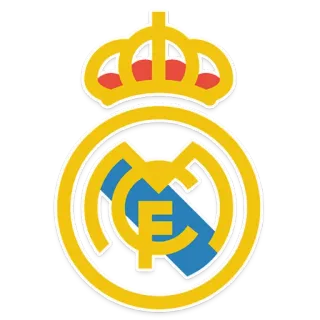 🤩 レアル・マドリード, ロゴ, サッカー, サッカー, スポーツ telegram sticker