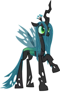 😐 Queen Chrysalis My Little Pony Rainha Chrysalis, My Little Pony, Pônei, Vilão, Antagonista telegram sticker
