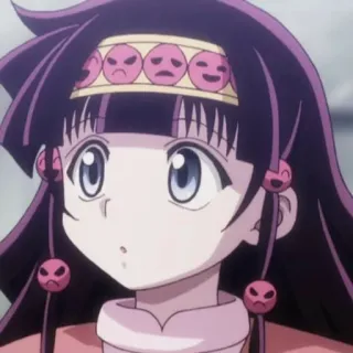 🌟 Alluka Zoldyck Hunter x Hunter อนิเมะ, ตัวละคร, ผู้หญิง, อัลลูกะ, โซลดิ๊ก, Hunter x Hunter telegram sticker