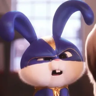 🐰 Snowball The Secret Life of Pets Snowball, Coelho, Pets - A Vida Secreta dos Bichos, Desenho animado whatsapp sticker