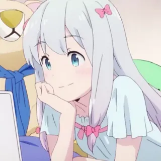 🙂 アニメ, 漫画, 女の子, 可愛い, カワイイ, キャラクター telegram sticker